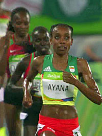 Almaz Ayana Rio 5000m Lauf